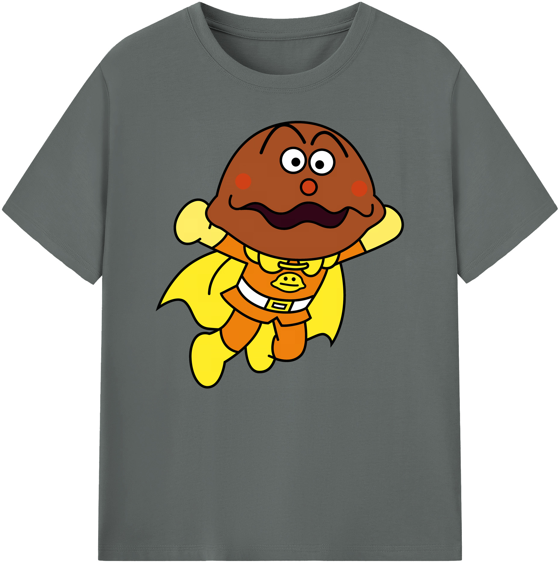 （画像用） アンパンマン Anpanman 綿100％ メンズ半袖Tシャツ｜肌触りやわらか＆通気性